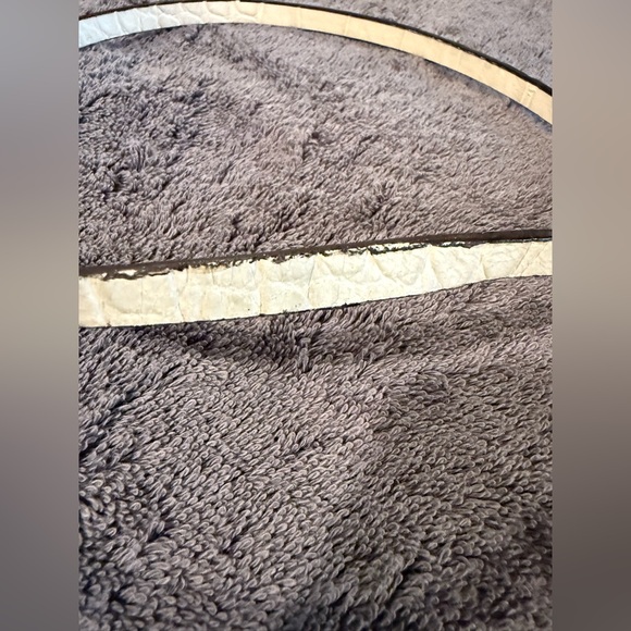 COACH Off-White Croc Embossed Leather Crossbody Shoulder Wristlet Bag Pre-Loved - Picture 4 of 12